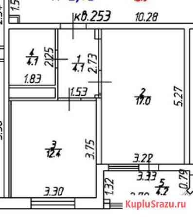 1-комнатная квартира, 41.8 м², 12/16 эт. на продажу в Ставрополе Ставрополь