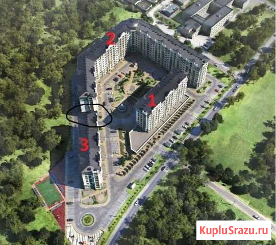 1-комнатная квартира, 61.1 м², 4/9 эт. на продажу в Зеленоградске Зеленоградск - изображение 2