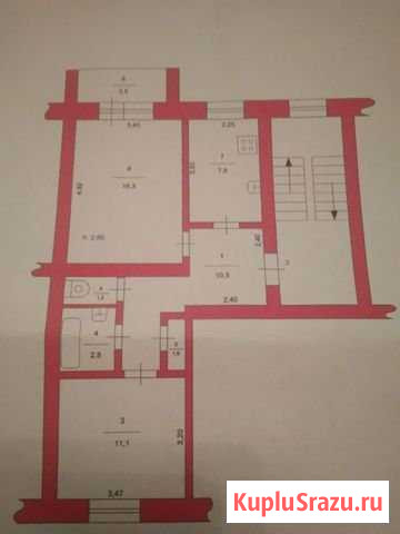 2-комнатная квартира, 51 м², 2/5 эт. на продажу в Карталах Карталы - изображение 1