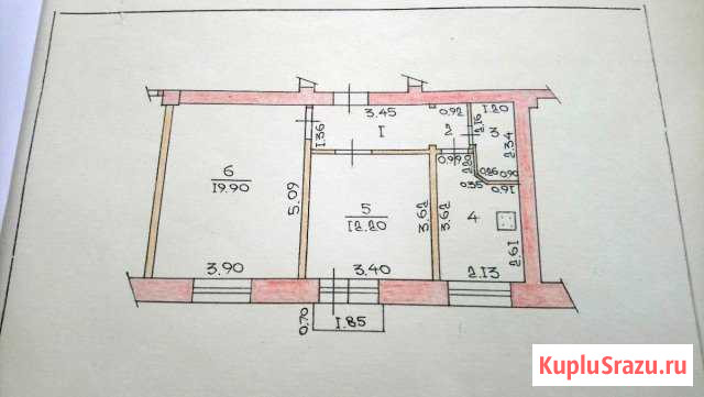 2-комнатная квартира, 48 м², 3/3 эт. на продажу в Чебоксарах Чебоксары - изображение 1