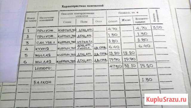2-комнатная квартира, 48 м², 3/3 эт. на продажу в Чебоксарах Чебоксары - изображение 2