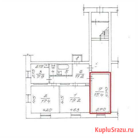 Комната 15.4 м² в 1-ком. кв., 1/2 эт. на продажу в Новосибирске Новосибирск - изображение 2