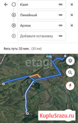 Участок СНТ, ДНП 3500 сот. на продажу в Юрге Юрга - изображение 2