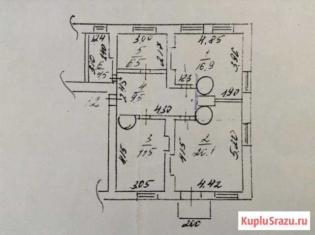 3-комнатная квартира, 70 м², 3/3 эт. на продажу в Богдановиче Богданович - изображение 2