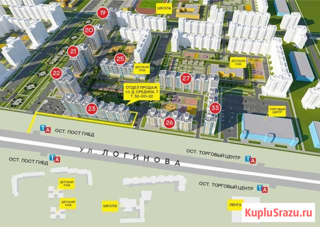 1-комнатная квартира, 42 м², 4/16 эт. на продажу в Медведево Медведево - изображение 2