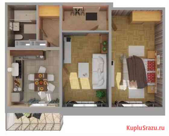 2-комнатная квартира, 49 м², 5/17 эт. на продажу в Казани Казань
