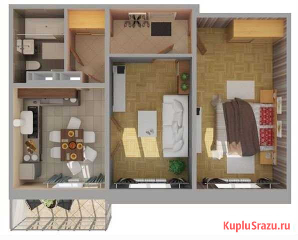 2-комнатная квартира, 49 м², 5/17 эт. на продажу в Казани Казань - изображение 3