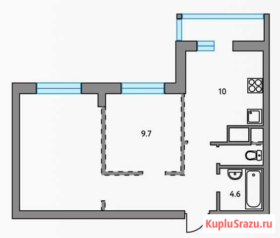 2-комнатная квартира, 50 м², 18/23 эт. на продажу в Долгопрудном Долгопрудный - изображение 2
