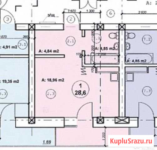 1-комнатная квартира, 29 м², 8/12 эт. на продажу в Улан-Удэ Улан-Удэ - изображение 1