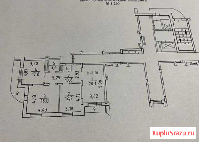 3-комнатная квартира, 79.1 м², 15/17 эт. на продажу в Новосибирске Новосибирск - изображение 2