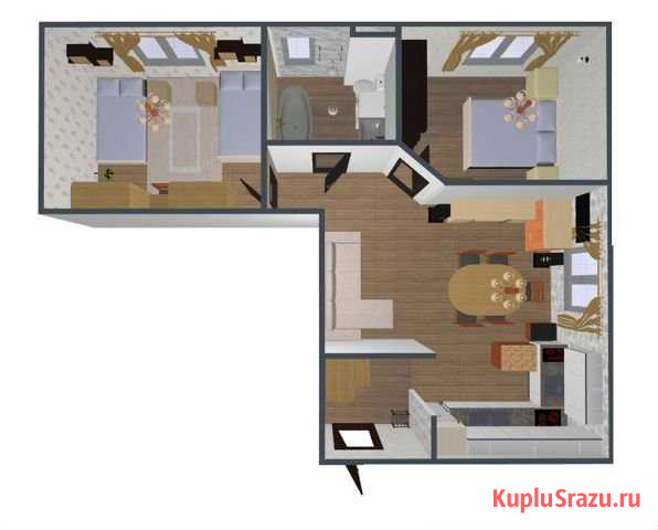 3-комнатная квартира, 100 м², 3/3 эт. на продажу в Королеве Королев - изображение 1