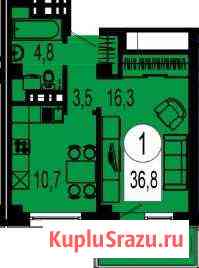 1-комнатная квартира, 36.8 м², 17/25 эт. на продажу в Красноярске Красноярск