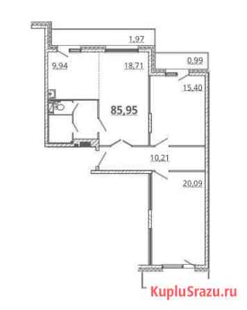 3-комнатная квартира, 85 м², 5/18 эт. на продажу в Красноярске Красноярск