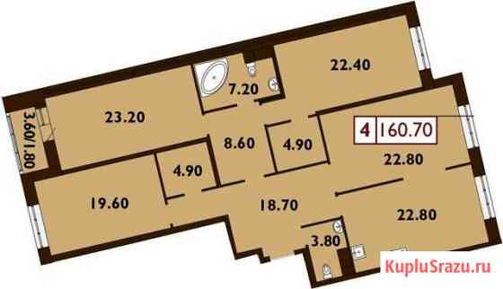 4-комнатная квартира, 161.7 м², 14/14 эт. на продажу в Санкт-Петербурге Санкт-Петербург