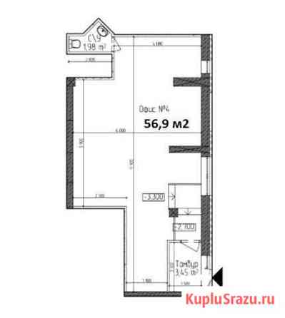 Офисное помещение, 56.9 кв.м. Симферополь