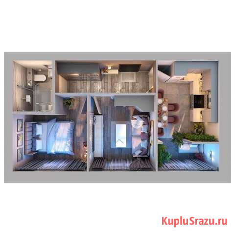 2-комнатная квартира, 43 м², 3/10 эт. на продажу в Казани Казань - изображение 1