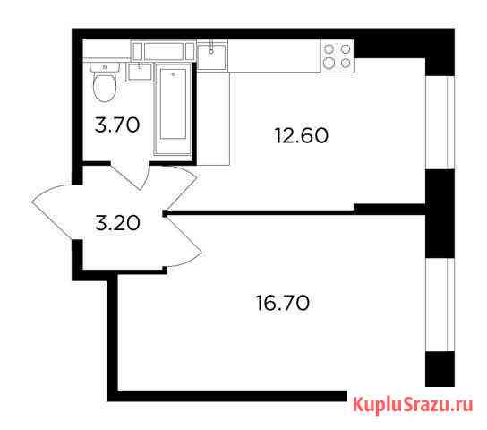 1-комнатная квартира, 36.2 м², 1/11 эт. на продажу в Пушкино Пушкино
