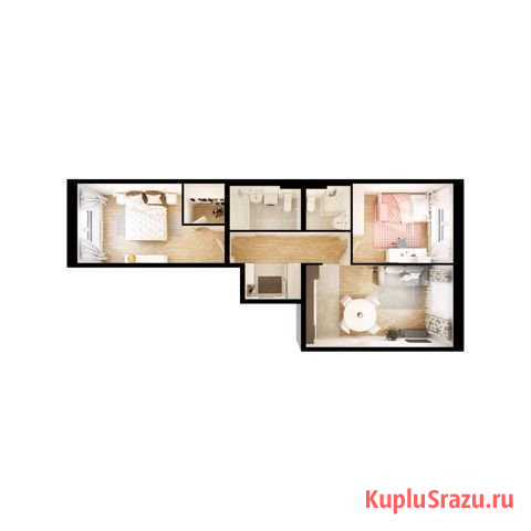 2-комнатная квартира, 65.6 м², 8/15 эт. на продажу в Балашихе Балашиха - изображение 1