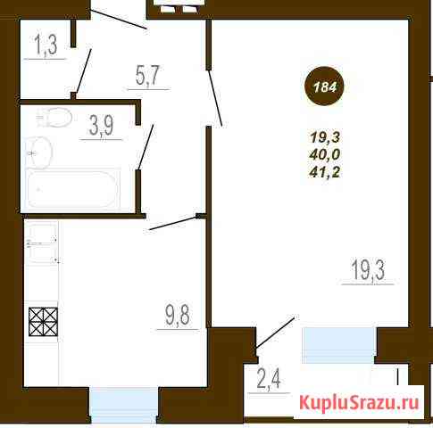 1-комнатная квартира, 41.2 м², 7/10 эт. на продажу в Твери Тверь