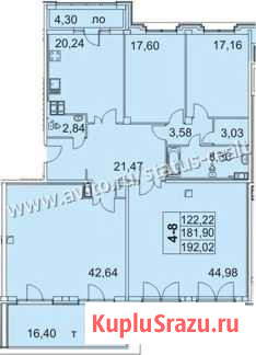 4-комнатная квартира, 193 м², 8/8 эт. на продажу в Санкт-Петербурге Санкт-Петербург - изображение 3
