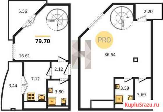 2-комнатная квартира, 90.9 м², 10/11 эт. на продажу в Ялте Ялта