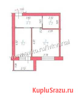 1-комнатная квартира, 38.2 м², 3/5 эт. на продажу в Иваново Иваново - изображение 1