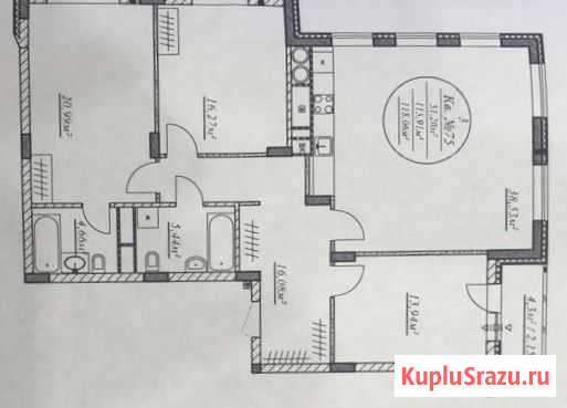 3-комнатная квартира, 118 м², 11/15 эт. на продажу в Рязани Рязань - изображение 2