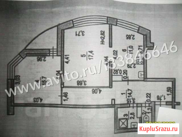 2-комнатная квартира, 63 м², 5/25 эт. на продажу в Хабаровске Хабаровск - изображение 3