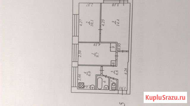 Комната 11 м² в 3-ком. кв., 3/5 эт. в аренду на длительный срок в Сыктывкаре Сыктывкар - изображение 1