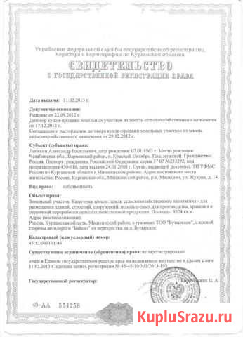 Участок СНТ, ДНП 1600 сот. на продажу в Мишкино Курганской области Мишкино - изображение 3