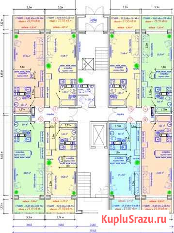 1-комнатная квартира, 27.7 м², 3/9 эт. на продажу в Северодвинске Северодвинск - изображение 3