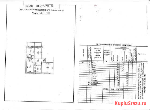 Комната 12 м² в 4-ком. кв., 6/9 эт. на продажу в Хабаровске Хабаровск - изображение 1