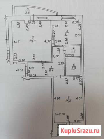 2-комнатная квартира, 55 м², 9/9 эт. на продажу в Нефтеюганске Нефтеюганск - изображение 2