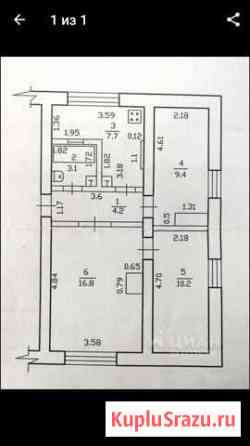 3-комнатная квартира, 52 м², 1/2 эт. на продажу в Субханкулово Субханкулово