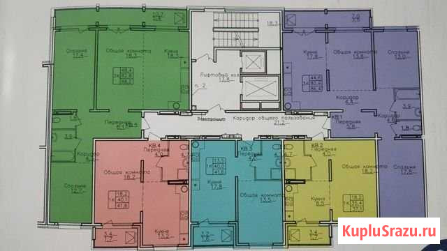 3-комнатная квартира, 87 м², 10/16 эт. на продажу в Барнауле Барнаул - изображение 1
