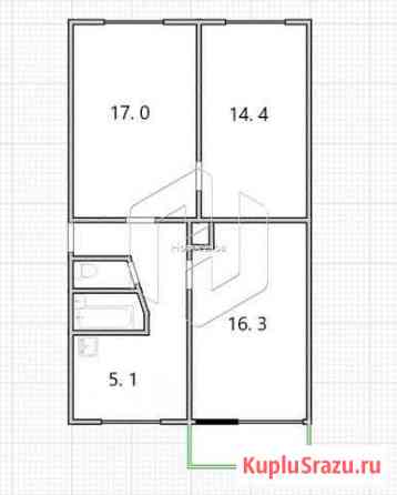 3-комнатная квартира, 60.3 м², 3/5 эт. на продажу в Саранске Саранск