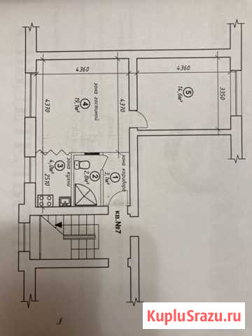 2-комнатная квартира, 45 м², 1/2 эт. на продажу в Югорске Югорск - изображение 3