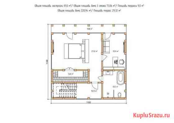 Коттедж 250 м² на участке 10 сот. на продажу в Сосново Сосново