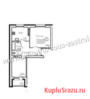 2-комнатная квартира, 52.4 м², 3/3 эт. на продажу в Оренбурге Оренбург - изображение 2
