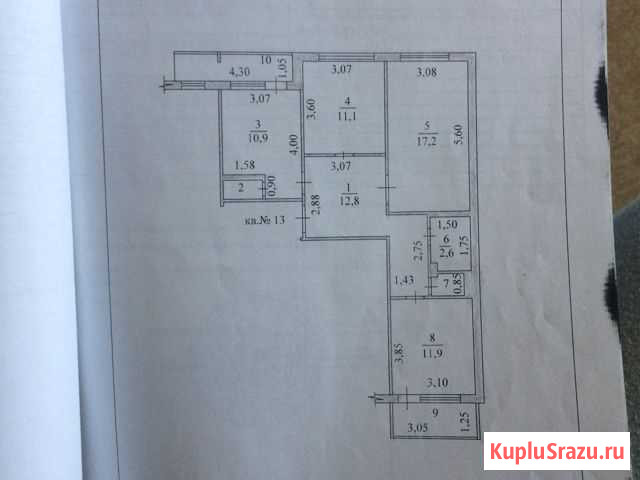 3-комнатная квартира, 73 м², 4/5 эт. на продажу в Канаше Канаш - изображение 2