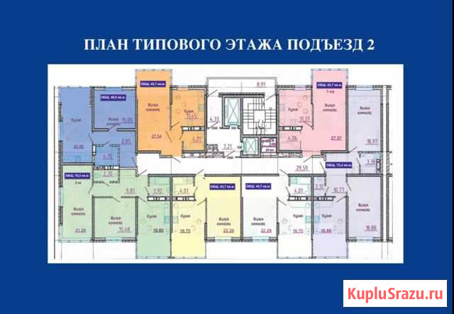 1-комнатная квартира, 49 м², 7/22 эт. на продажу в Новороссийске Новороссийск - изображение 2