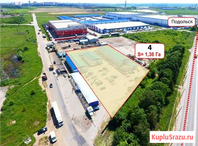 Участок промназначения 147 сот. на продажу в Домодедово Домодедово - изображение 2