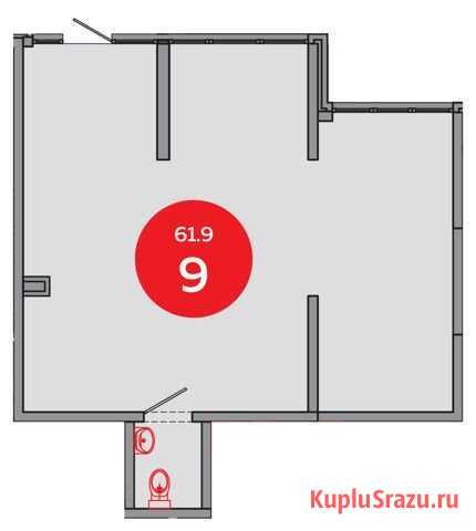Продается помещение свободного назначения 61.60 кв Краснодар - изображение 2