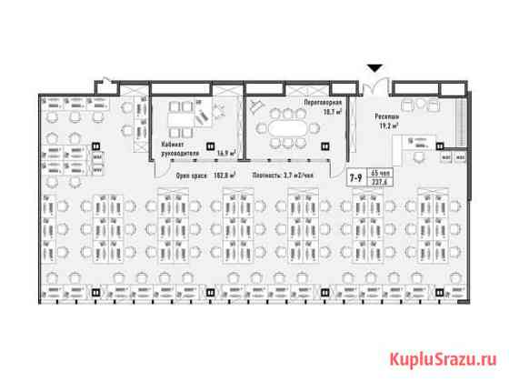 Продам офисное помещение, 237.60 кв.м. Москва