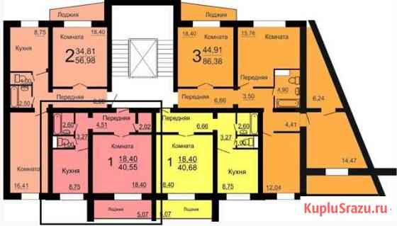 1-комнатная квартира, 43 м², 6/10 эт. на продажу в Челябинске Челябинск