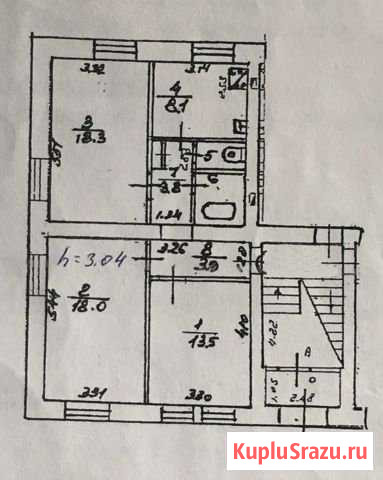 Комната 18 м² в 3-ком. кв., 1/5 эт. на продажу в Королеве Королев - изображение 1