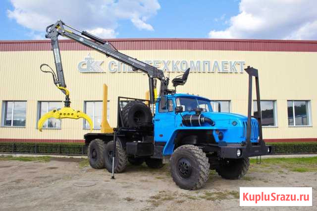 Лесовозный тягач Урал с г/м Иркутск - изображение 1