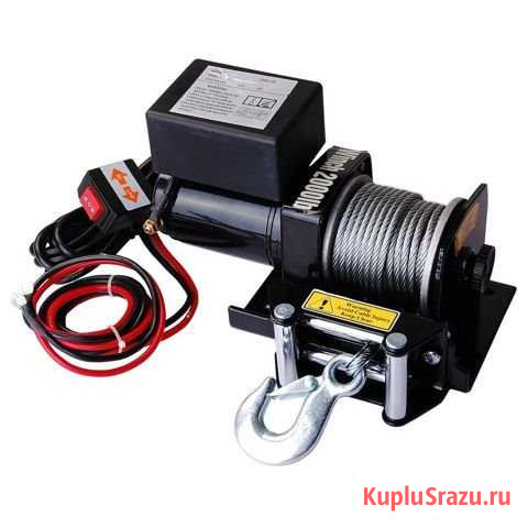 Лебедка электрическая 12V 2000-4000lb (900-1800кг) Калининград - изображение 1