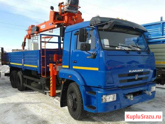 Бортовой автомобиль камаз 65117 с кму kanglim 1256 Белгород - изображение 1