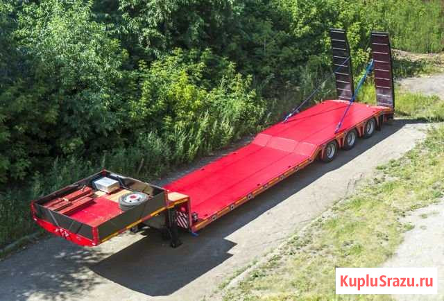 Полуприцеп тяжеловоз трал Ломанный Корыто waltrak Казань - изображение 1